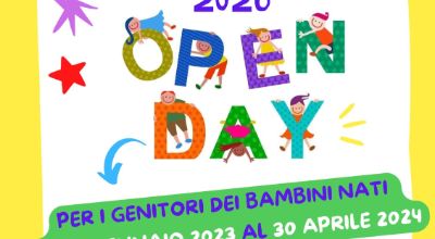 open day scuola infanzio 13 gennaio